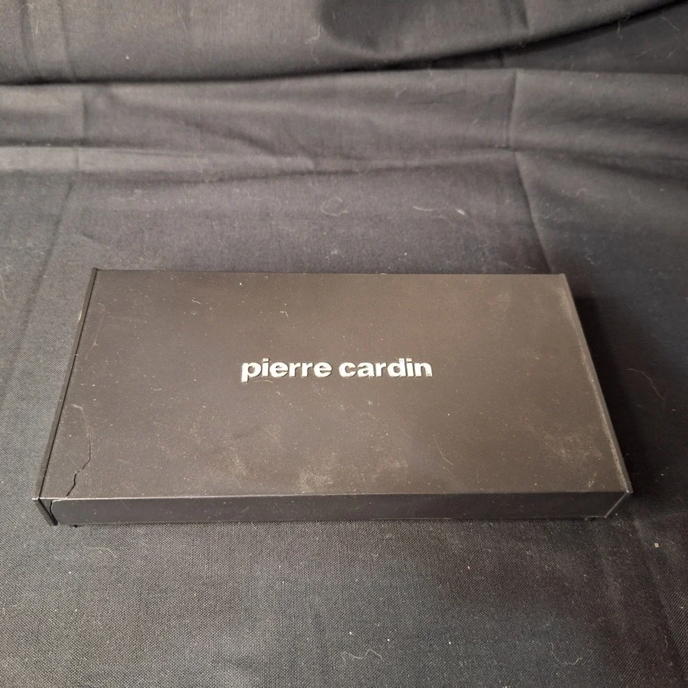 Pierre‎ Cardin Ballpoint Pen and Mechanical Pencil Set Blue Silver with Case